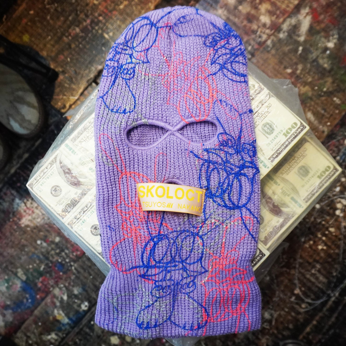 SKOLOCT PRINTED BALACLAVA (PURPLE)