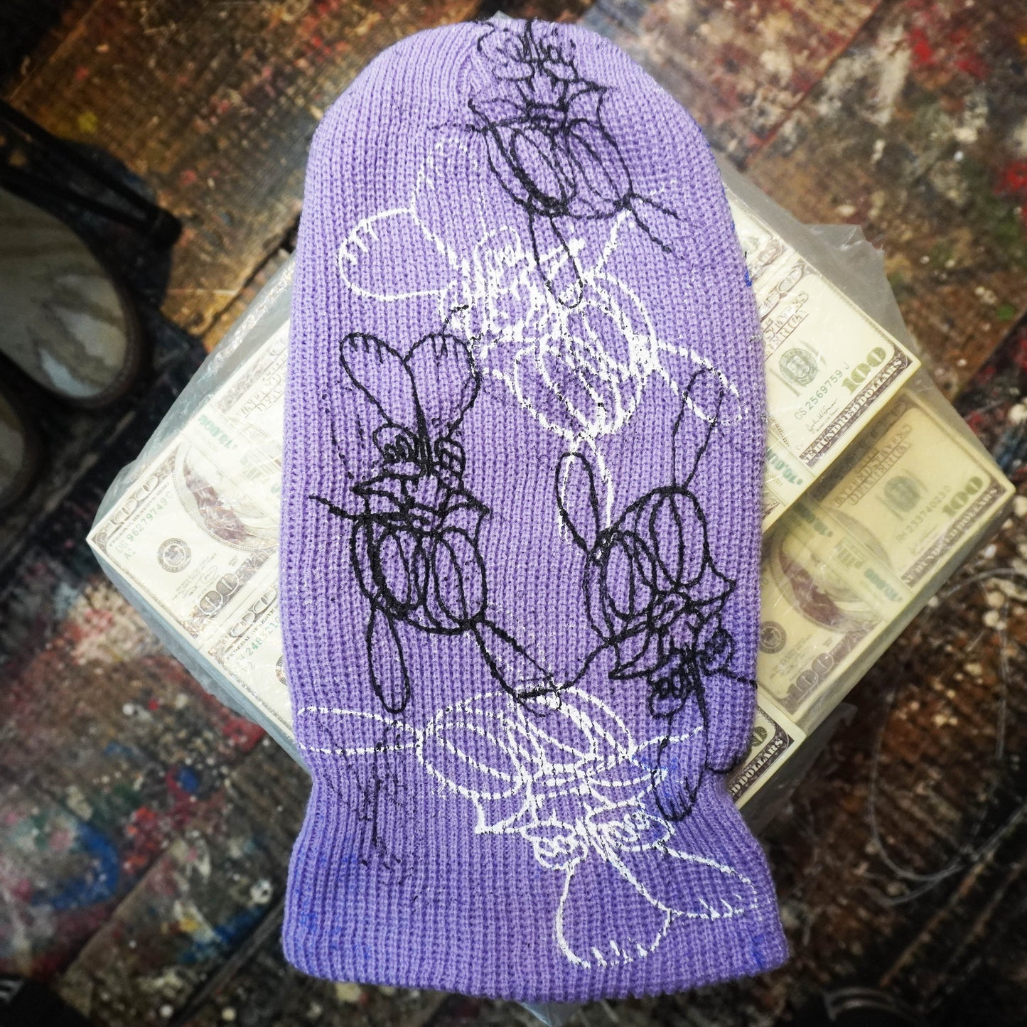 SKOLOCT PRINTED BALACLAVA (PURPLE)