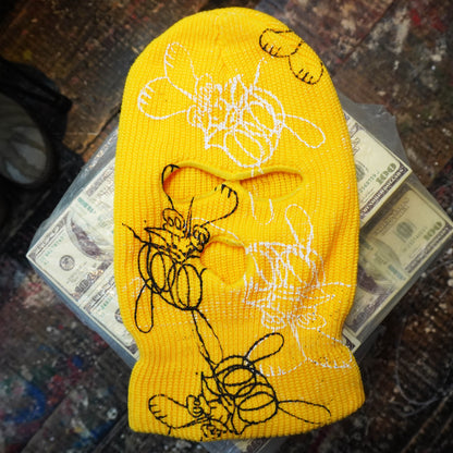 SKOLOCT PRINTED BALACLAVA (YELLOW)
