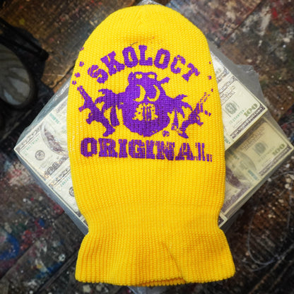 SKOLOCT PRINTED BALACLAVA (YELLOW)
