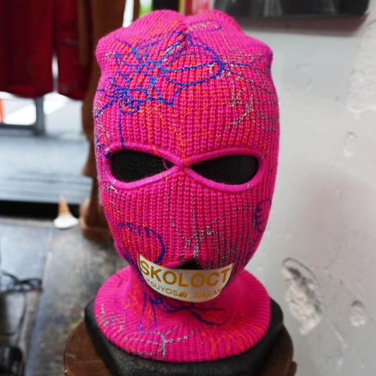 SKOLOCT PRINTED BALACLAVA (PINK)