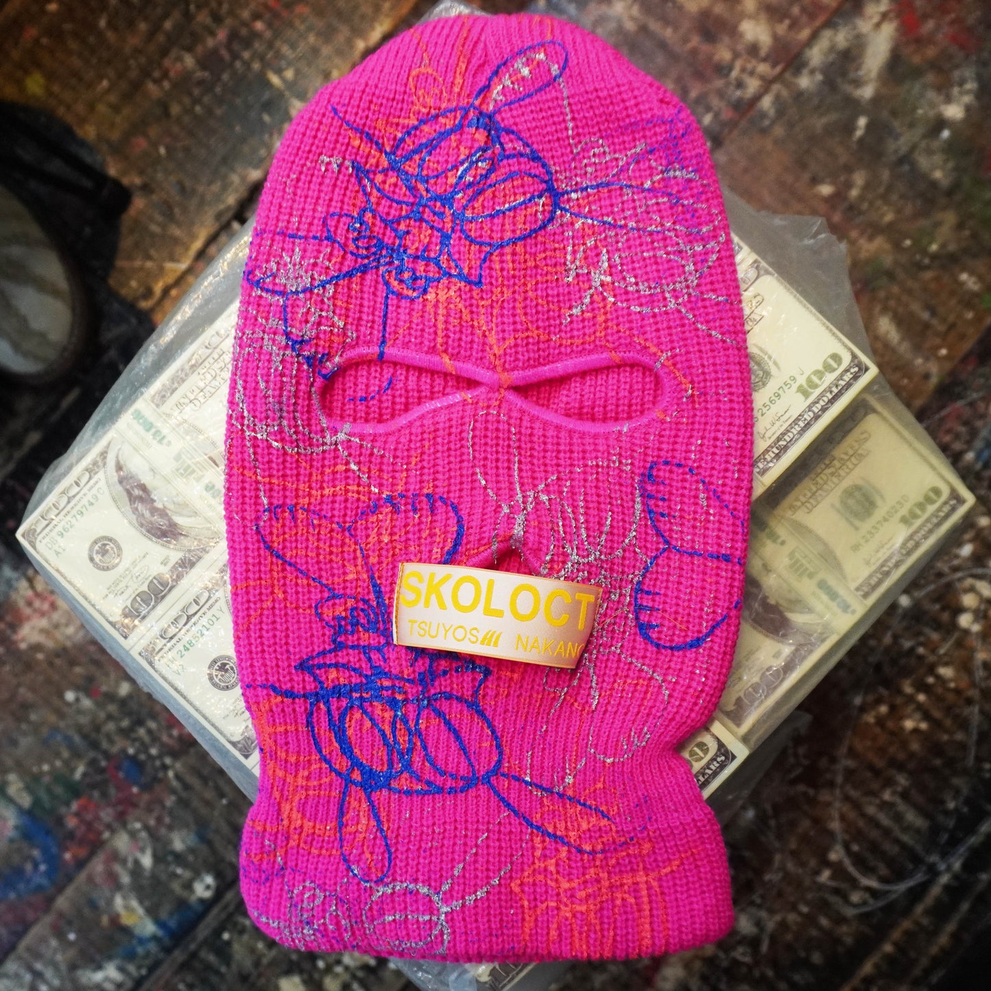 SKOLOCT PRINTED BALACLAVA (PINK)