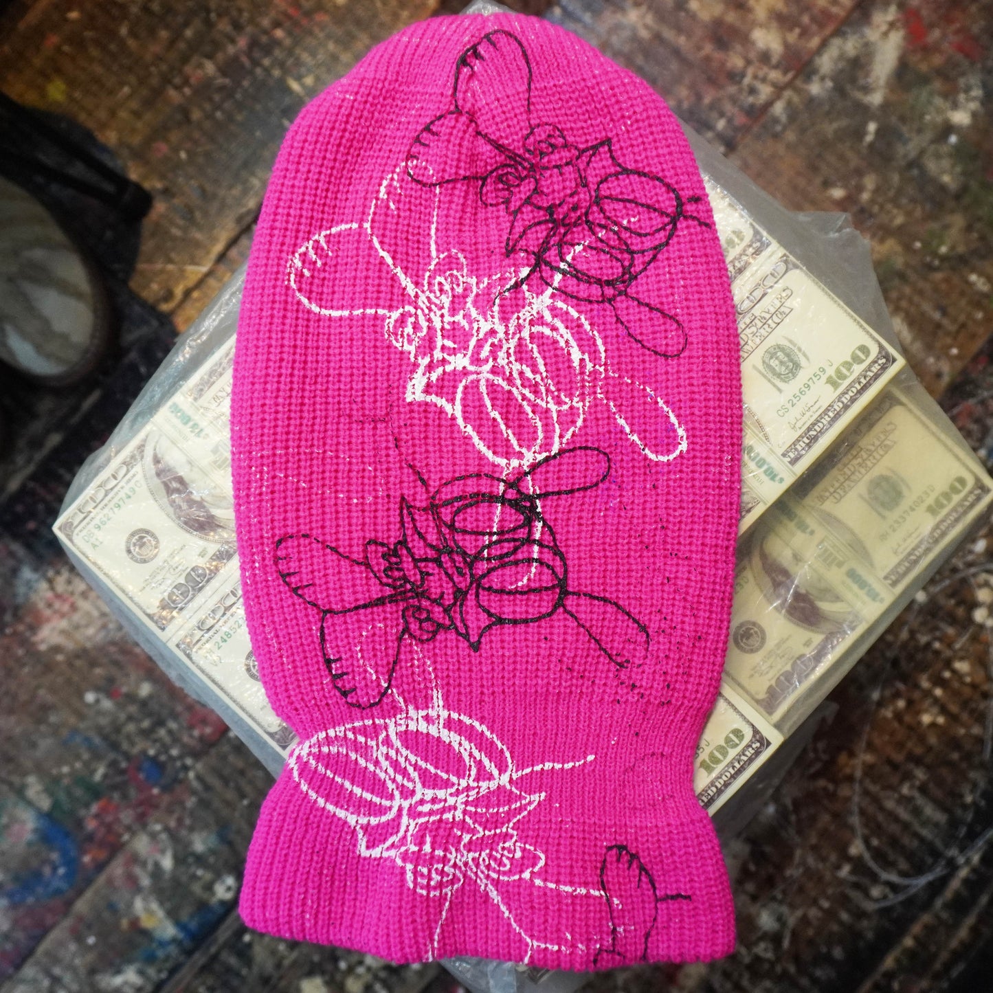 SKOLOCT PRINTED BALACLAVA (PINK)