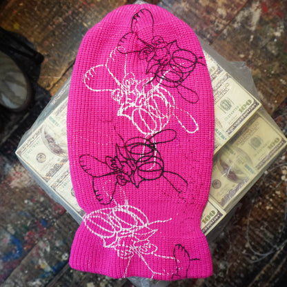 SKOLOCT PRINTED BALACLAVA (PINK)