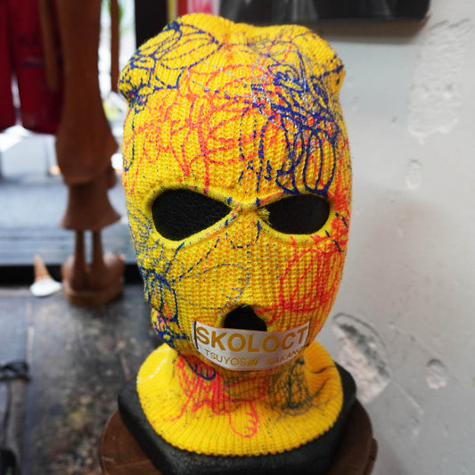 SKOLOCT PRINTED BALACLAVA (YELLOW)