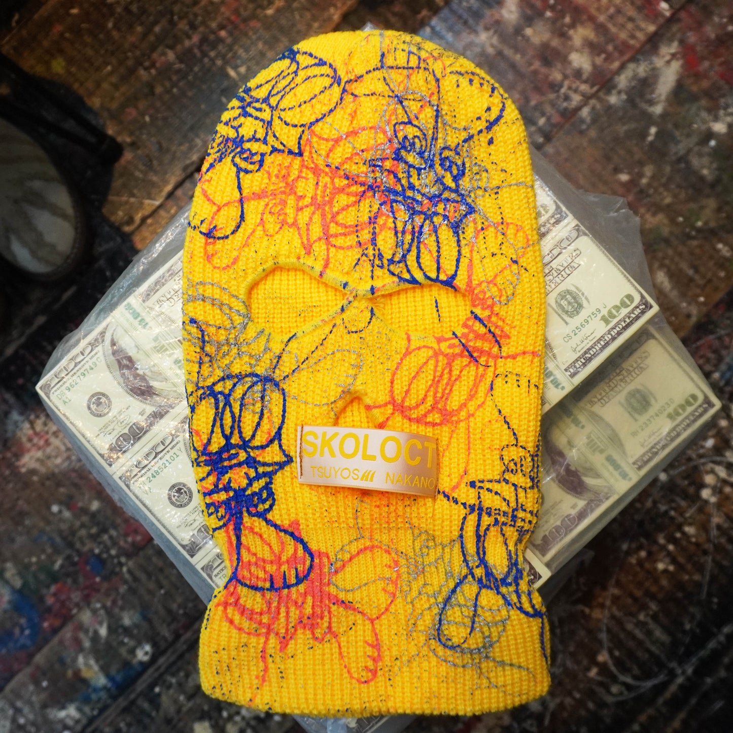 SKOLOCT PRINTED BALACLAVA (YELLOW)