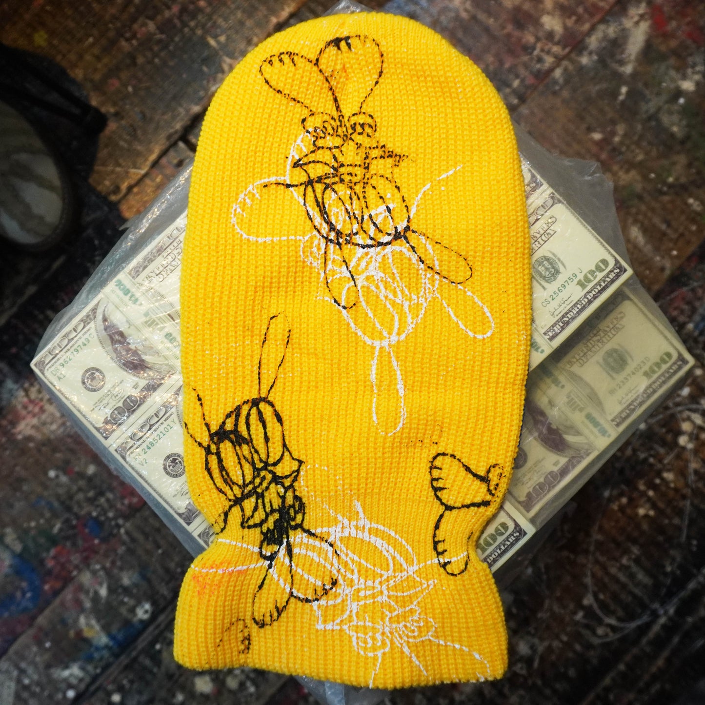 SKOLOCT PRINTED BALACLAVA (YELLOW)