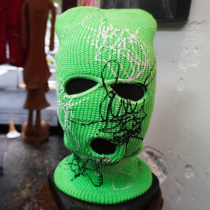 SKOLOCT PRINTED BALACLAVA (GREEN)
