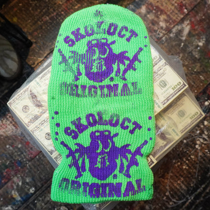 SKOLOCT PRINTED BALACLAVA (GREEN)
