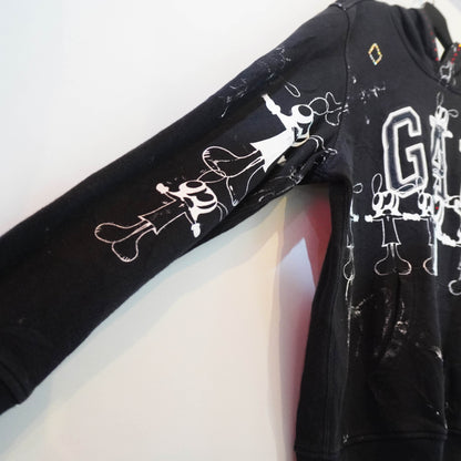 SKOLOCT CROSSED UP REMAKE HOODIE (RHINESTONE)