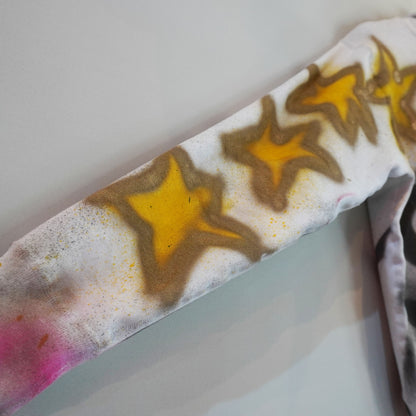 SKOLOCT SPRAY PAINTED ZIP HOODIE (S)