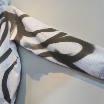 SKOLOCT SPRAY PAINTED ZIP HOODIE (S)