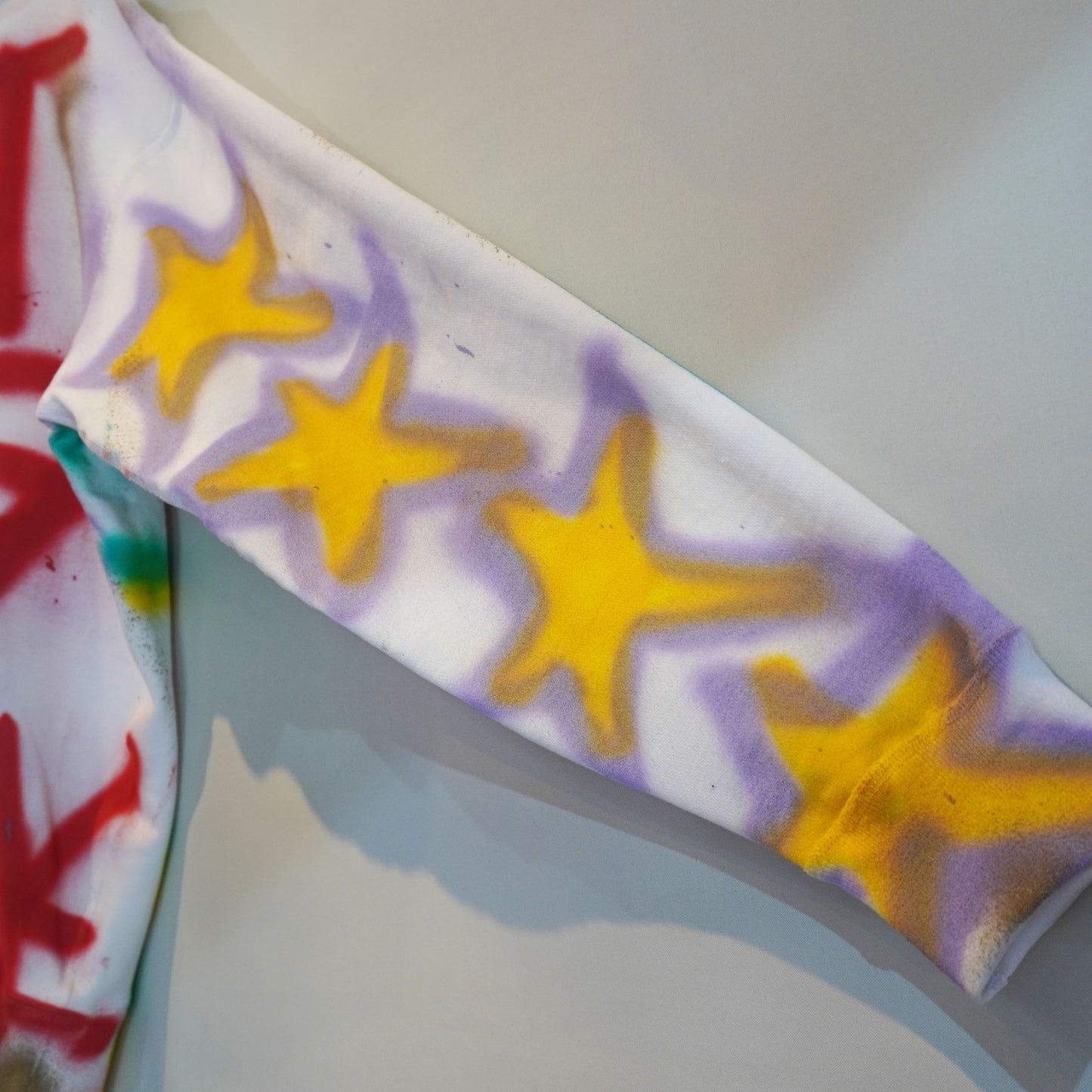 SKOLOCT SPRAY PAINTED ZIP HOODIE (XXL)