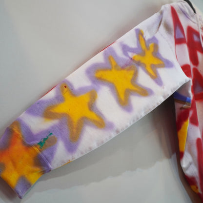 SKOLOCT SPRAY PAINTED ZIP HOODIE (XXL)