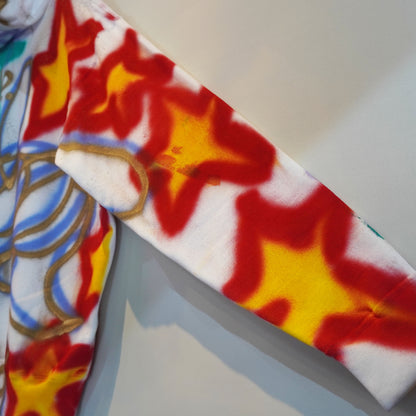 SKOLOCT SPRAY PAINTED ZIP HOODIE (XXL)