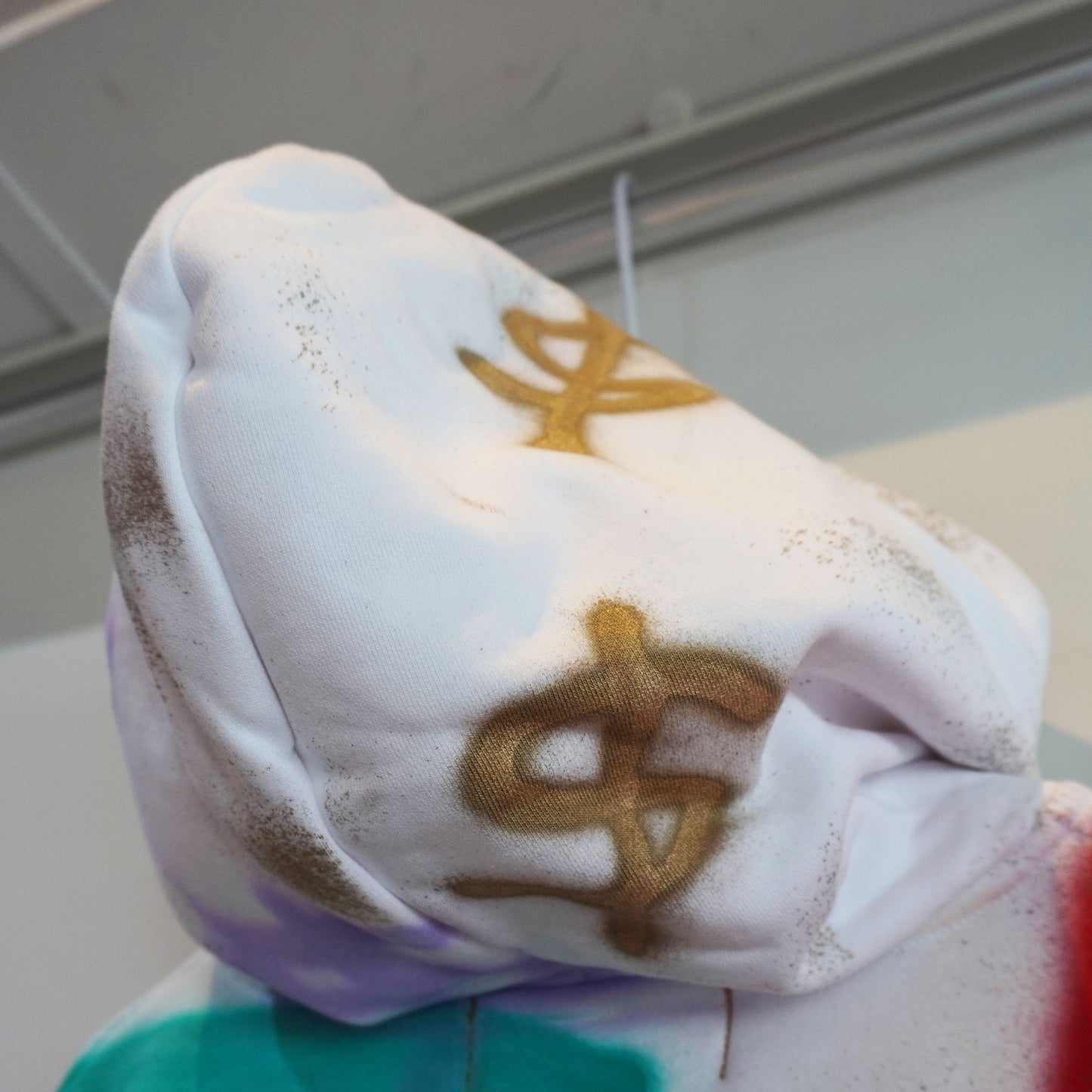 SKOLOCT SPRAY PAINTED ZIP HOODIE (XXL)