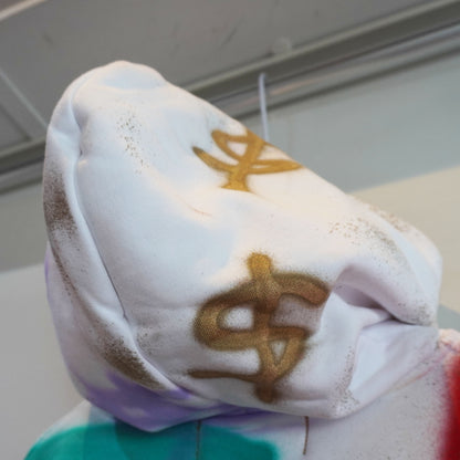 SKOLOCT SPRAY PAINTED ZIP HOODIE (XXL)