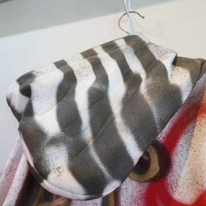 SKOLOCT SPRAY PAINTED ZIP HOODIE (L)