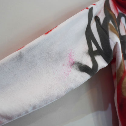 SKOLOCT SPRAY PAINTED ZIP HOODIE (XL)