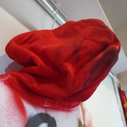 SKOLOCT SPRAY PAINTED ZIP HOODIE (XL)