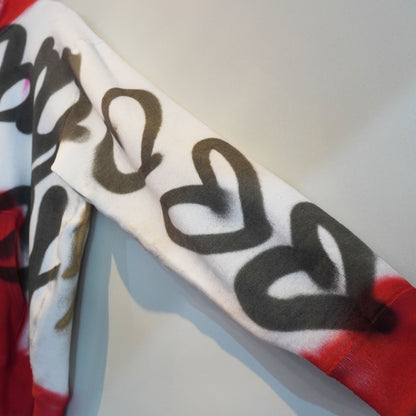 SKOLOCT SPRAY PAINTED ZIP HOODIE (XL)