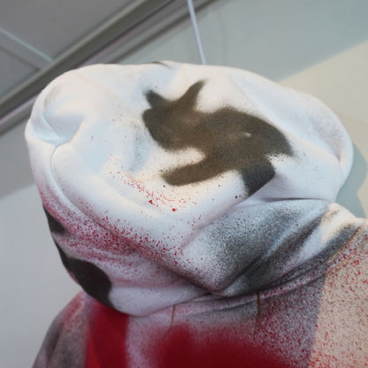 SKOLOCT SPRAY PAINTED ZIP HOODIE (L)
