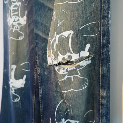 SKOLOCT PAINTED JEANS - 33