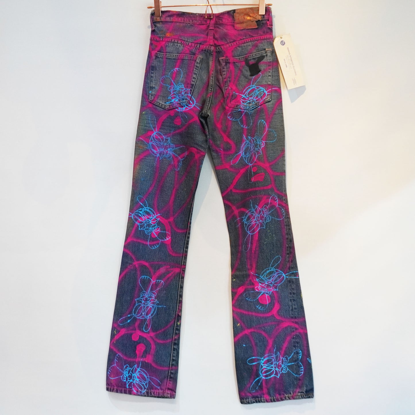 SKOLOCT SPRAY PAINTED JEANS - 27
