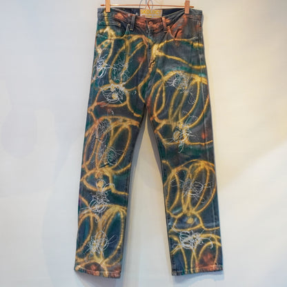 SKOLOCT SPRAY PAINTED JEANS - 32