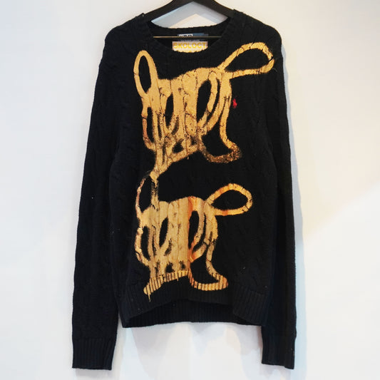 SKO FACE BONE REMAKE KNIT SWEATER
