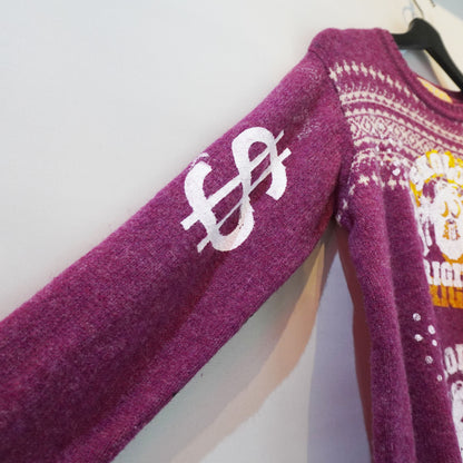A SKOLOCT ORIGINAL DOLLAR REMAKE KNIT SWEATER