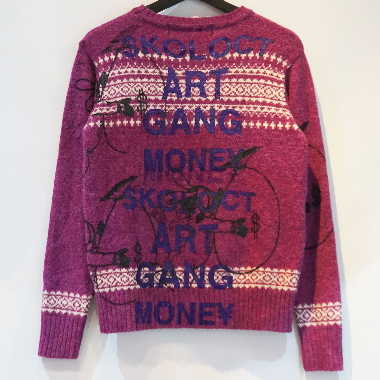 A SKOLOCT ORIGINAL DOLLAR REMAKE KNIT SWEATER