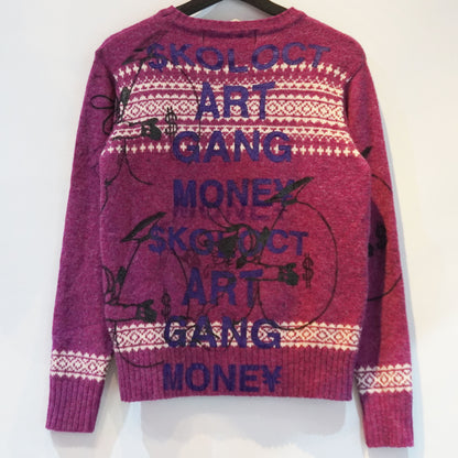 A SKOLOCT ORIGINAL DOLLAR REMAKE KNIT SWEATER