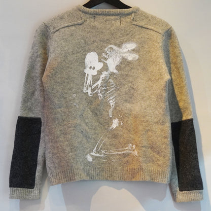 SKOLOCT PRAY FLAMES REMAKE KNIT SWEATER