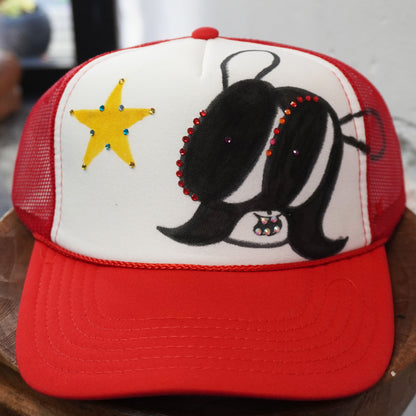 SKOLOCT PAINTED MESH CAP (RHINESTONE)