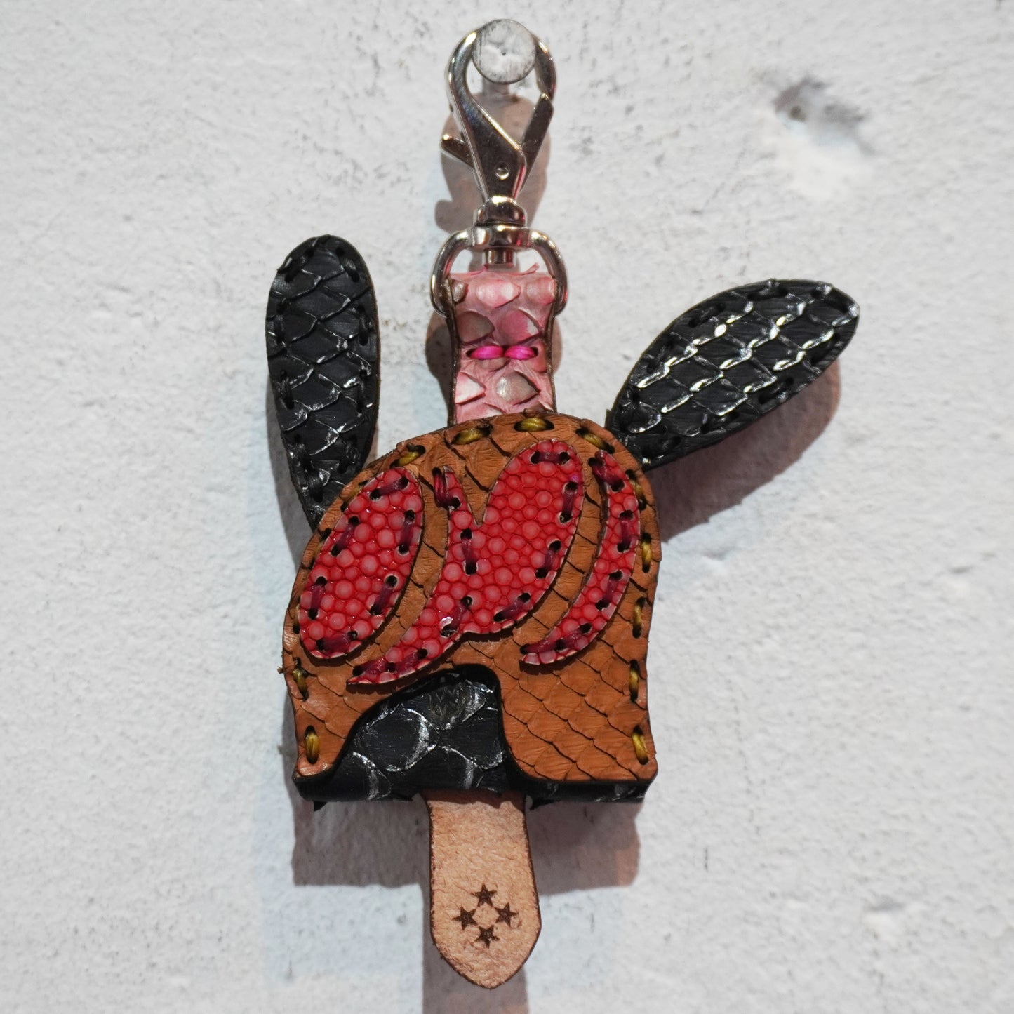 LEATHER KEY COVER - NORMAL EYES/PYTHON