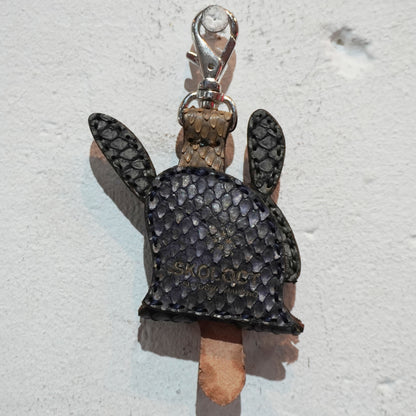 LEATHER KEY COVER - SPIRAL EYES/PYTHON