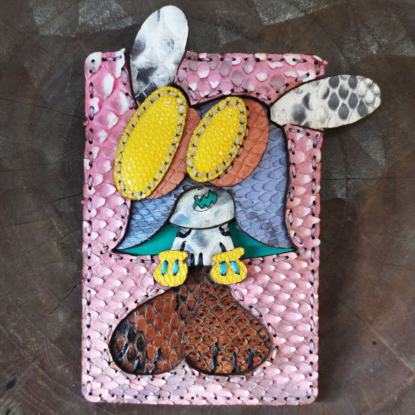 SKOLOCT FULL BODY CARD CASE - PYTHON