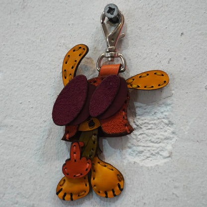 LEATHER KEYCHAIN "FINGER"