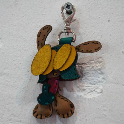 LEATHER KEYCHAIN "FINGER"