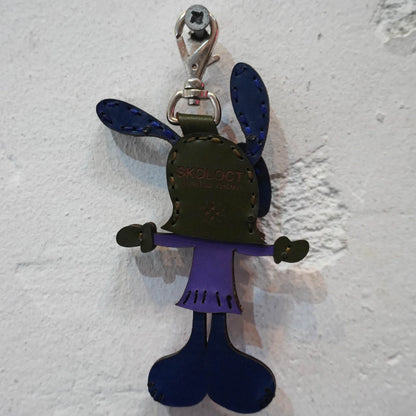 LEATHER KEYCHAIN "CROSS"
