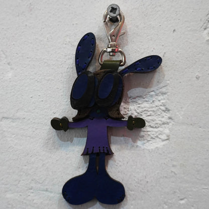 LEATHER KEYCHAIN "CROSS"