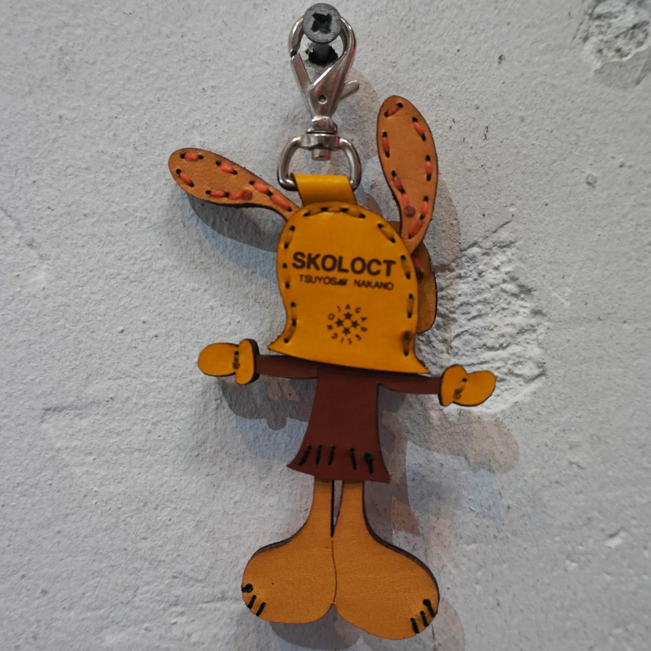 LEATHER KEYCHAIN "CROSS"