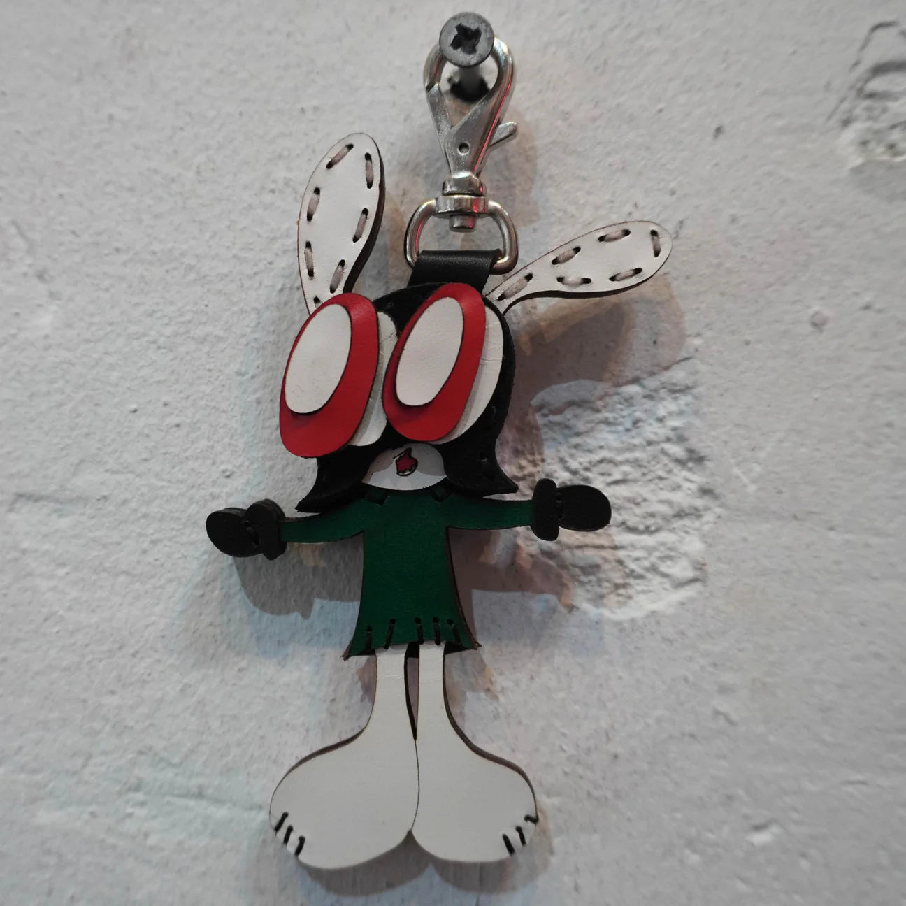 LEATHER KEYCHAIN "CROSS"