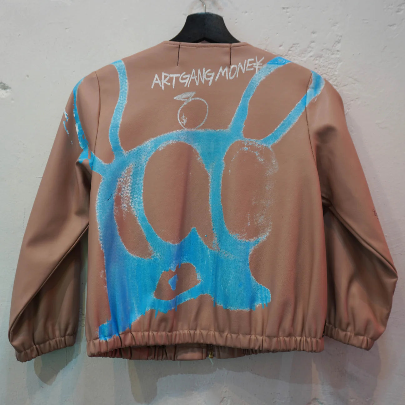 SKOLOCT PAINTED LEATHER JACKET