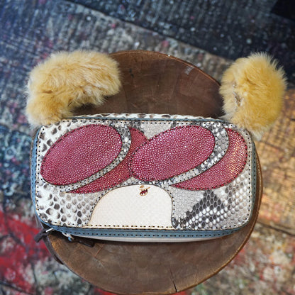 SKO BIG LEATHER WALLET - PYTHON