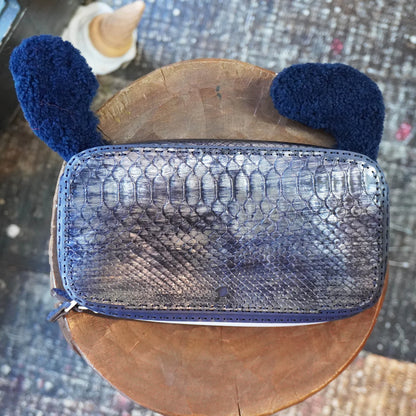 SKO BIG LEATHER WALLET - PYTHON