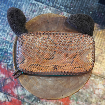 SKO BIG LEATHER WALLET - PYTHON