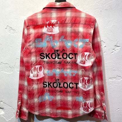 SKOLOCT PRINTED FLANNEL SHIRT