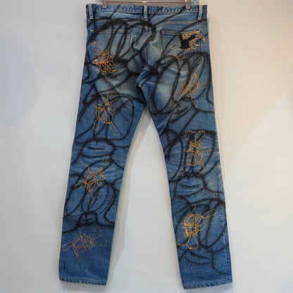SKOLOCT PAINTED JEANS - 33
